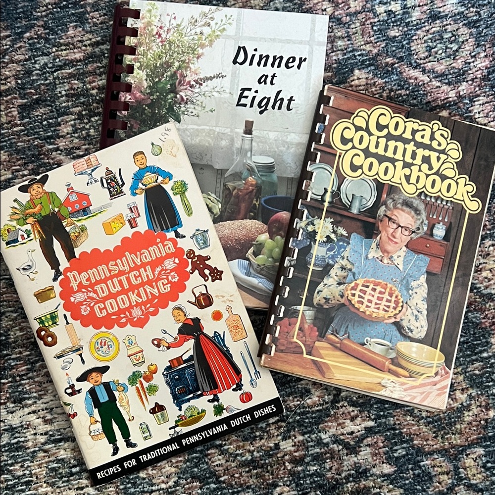 3 vintage cookbooks great recipes and dinner ideas